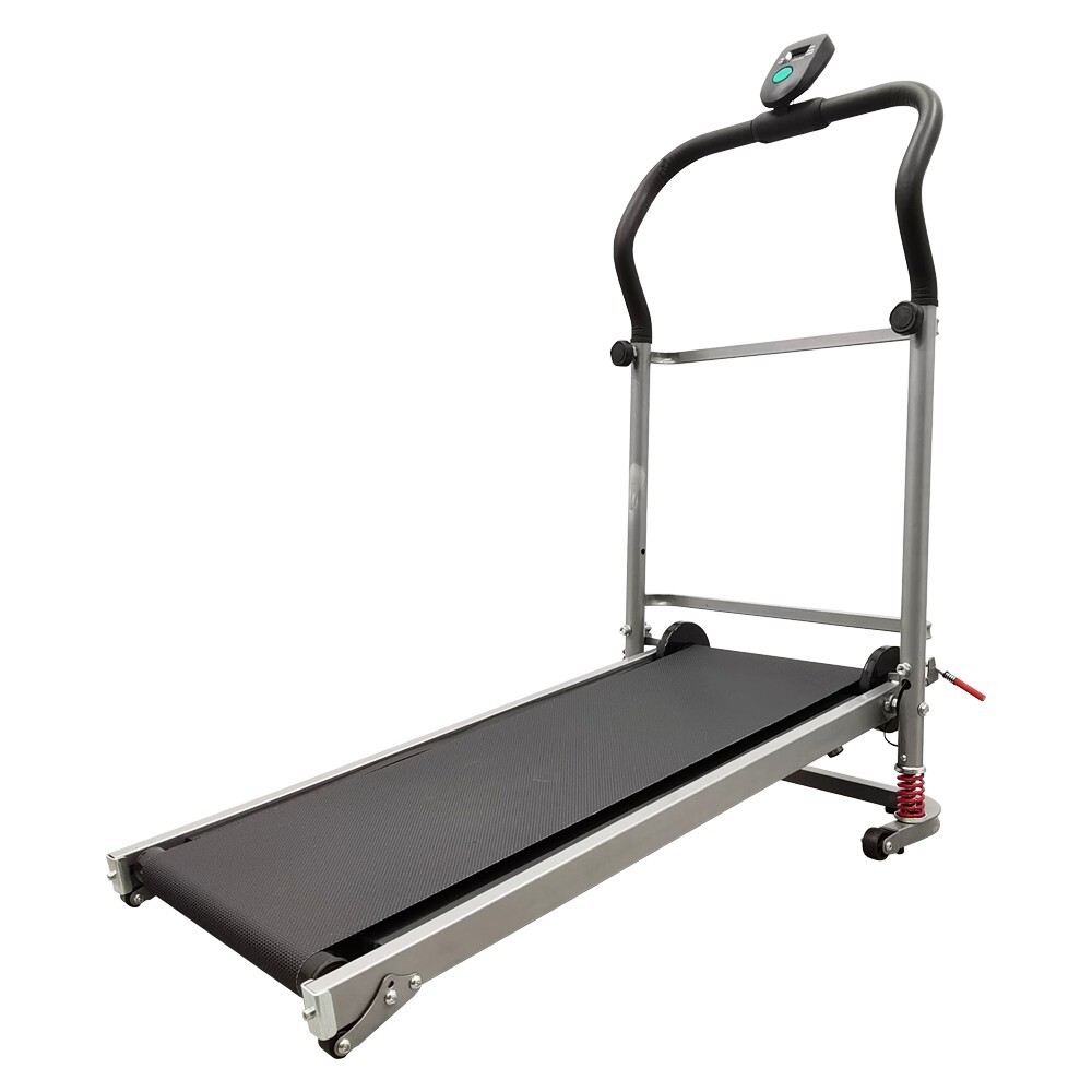 Foldable Manual Small Walking Treadmill with Digital LCD for Home