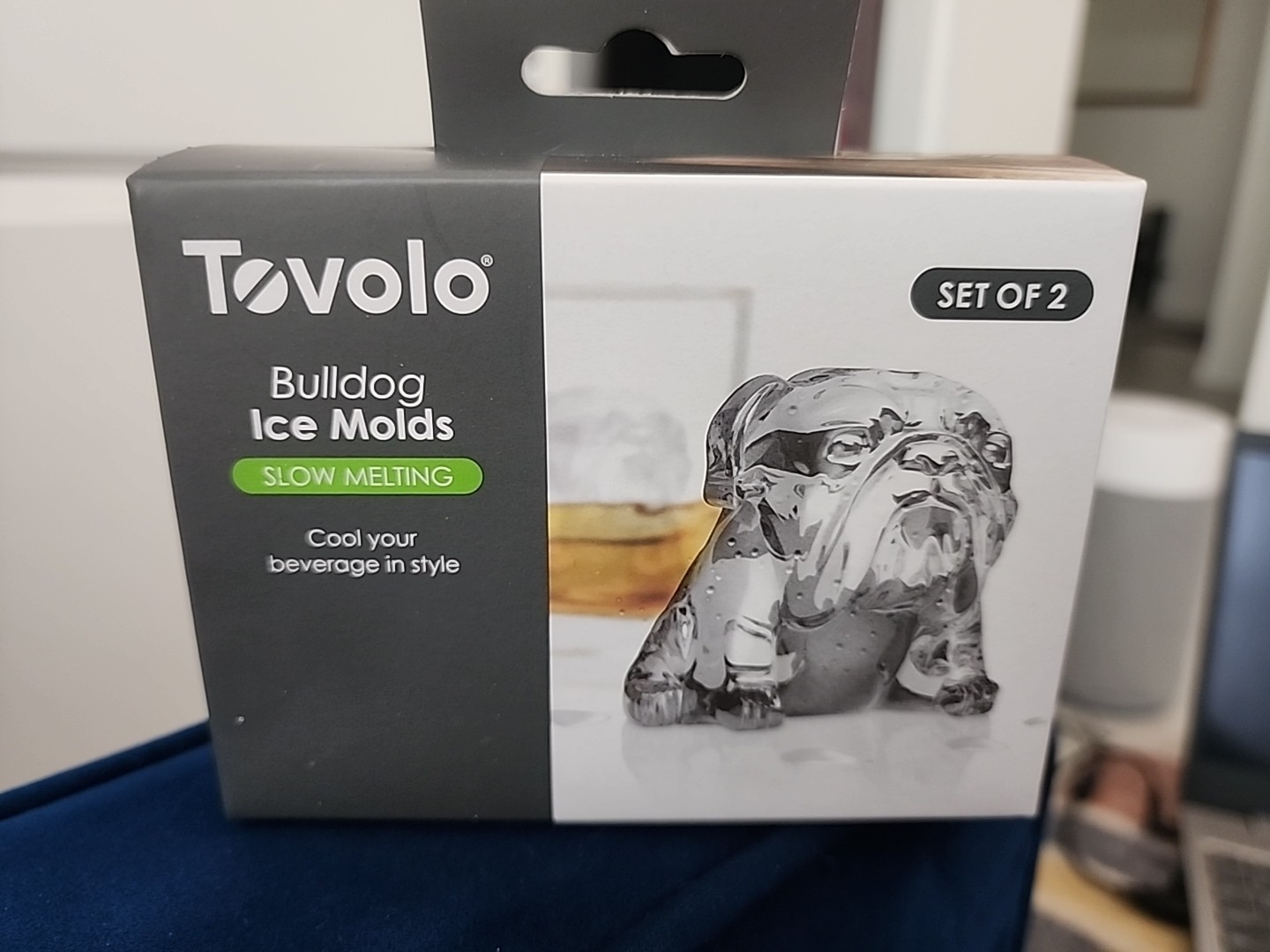 Tovolo English Bulldog 2 Ice Molds Set BPA Free NIB