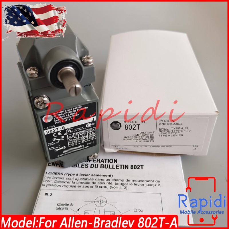 New In Box Oil Tight Limit Switch For Allen-Bradley 802T-A 802TA 802T A US STOCK