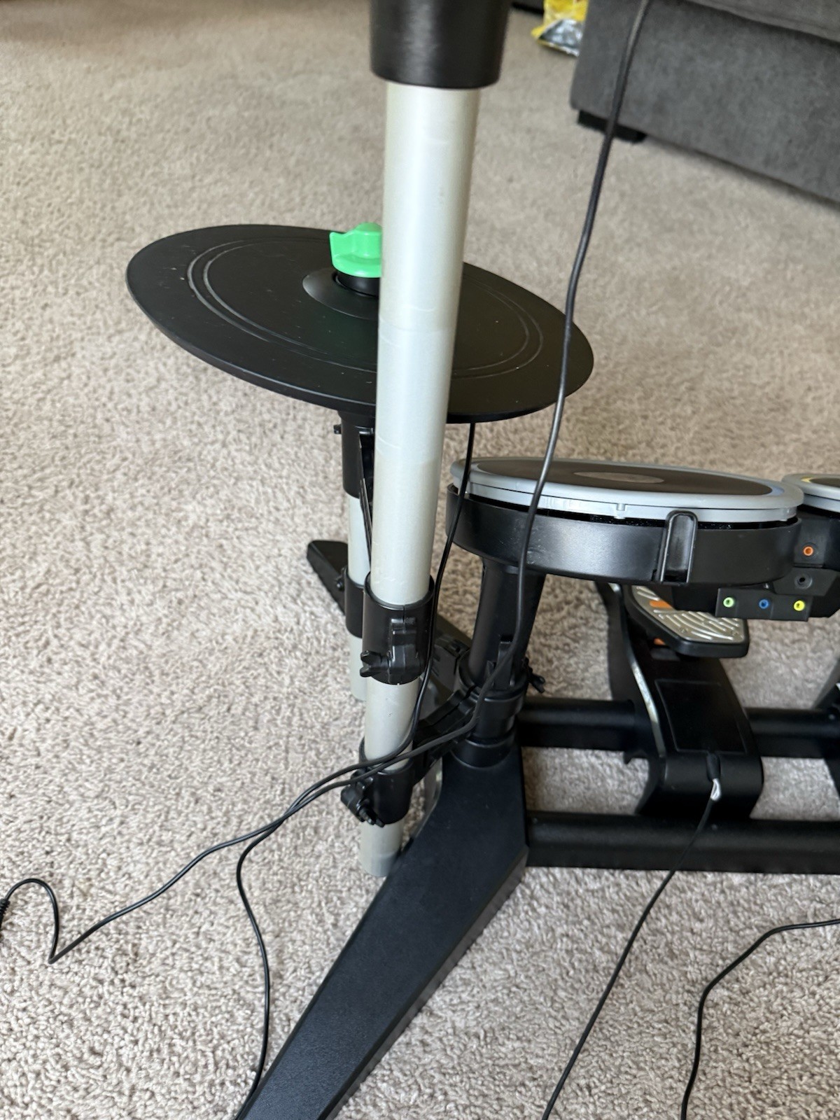 Video Game Drum Controller Set Bundle with Drum Set and Foot Pedal