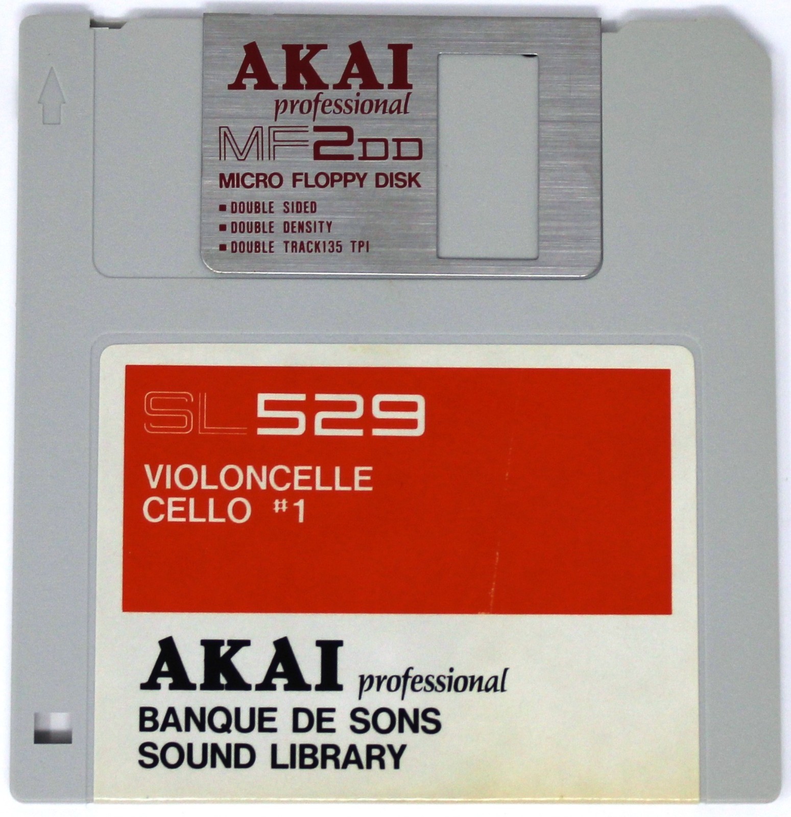 Akai SL529 Violoncelle Cello #1 S900 Format Floppy Disk Banque De Sons