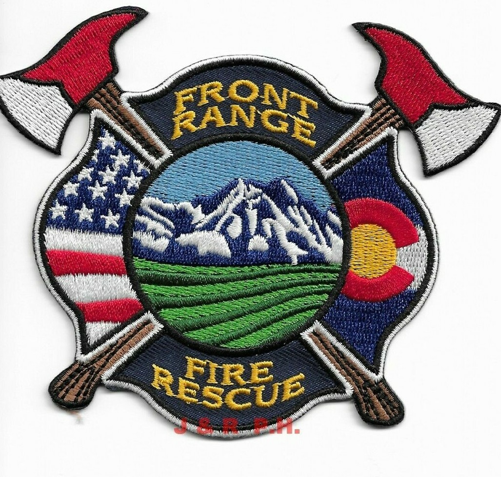 Front Range  Fire - Rescue, Colorado (4.50" x 3.75" size)  fire patch