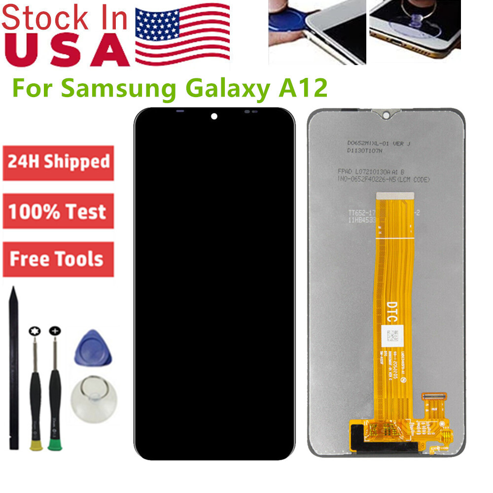 For Samsung Galaxy A12 SM-A125F A125U LCD Display Touch Screen Digitiser Replace