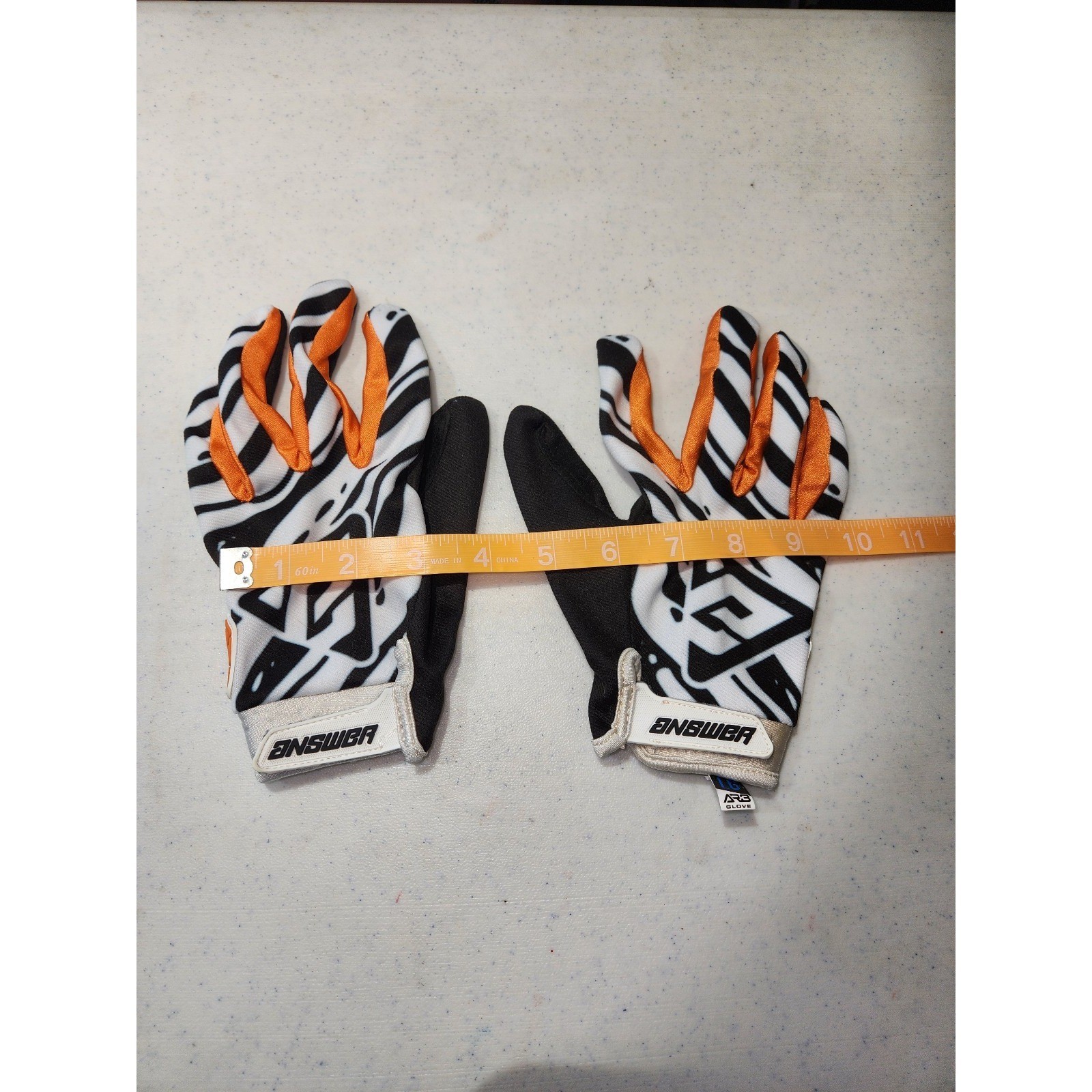Answer Motocross AR3 Black & White Gloves sz L