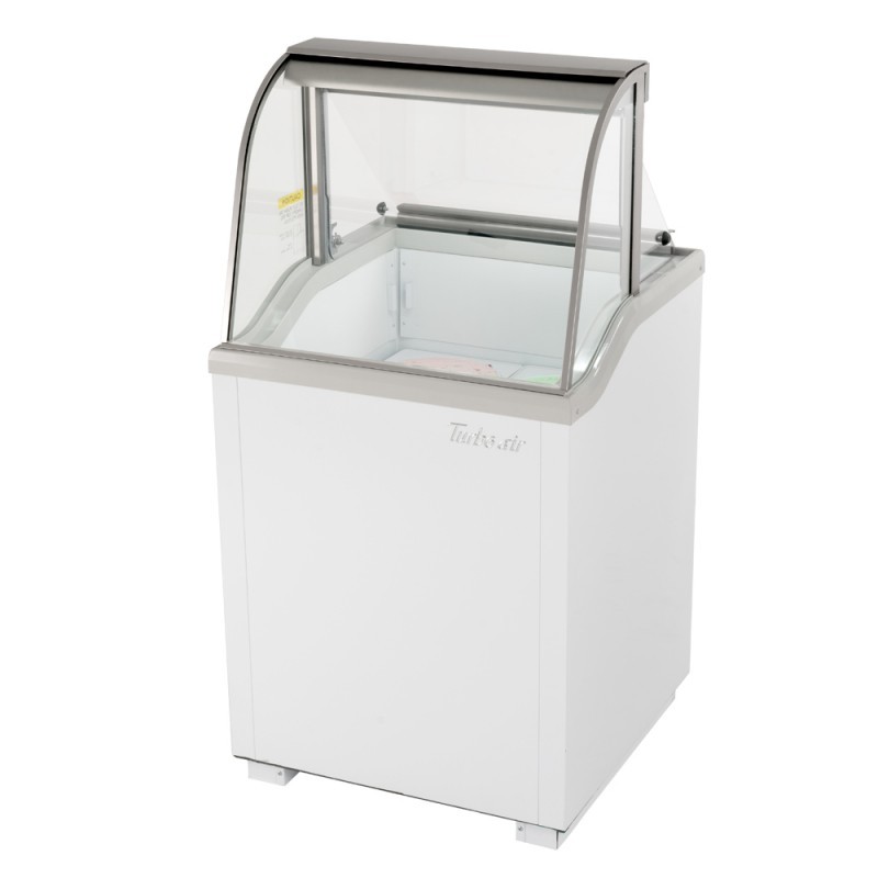 Turbo Air TIDC26WN 26 in White Ice Cream Dipping Cabinet