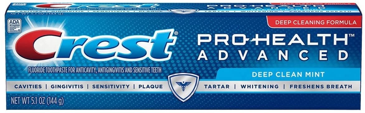 Crest Pro-Health Fluoride Toothpaste Clinical Gum Protection Soothing Smooth...