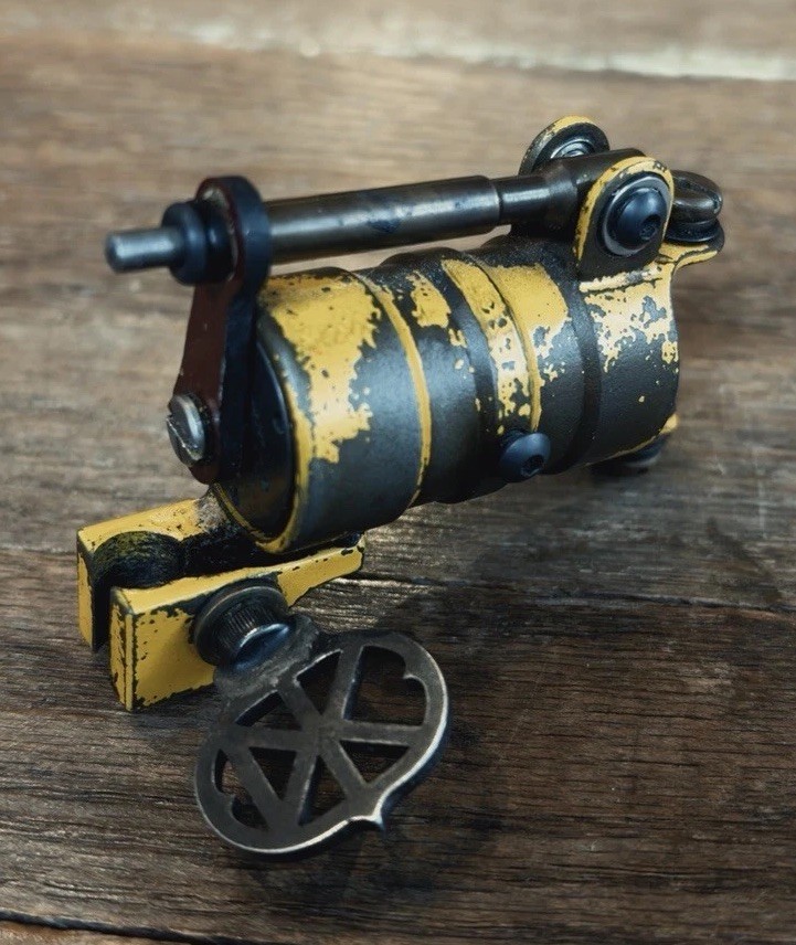 Dan Kubin Mc Tattoo Machine Rotary Yellow