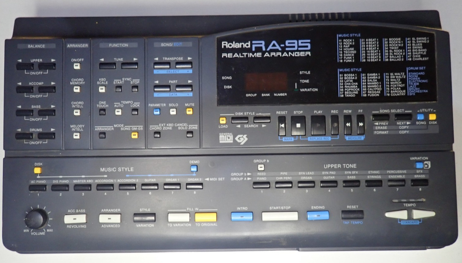 Roland | RA-95 | Realtime Arranger | MIDI Controller
