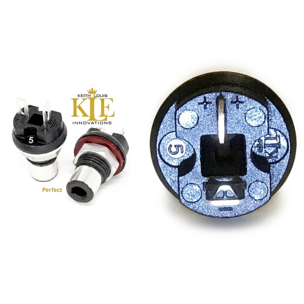 KLE Innovations Perfect Harmony RCA Socket (Pair) - High End / Audiophile Grade