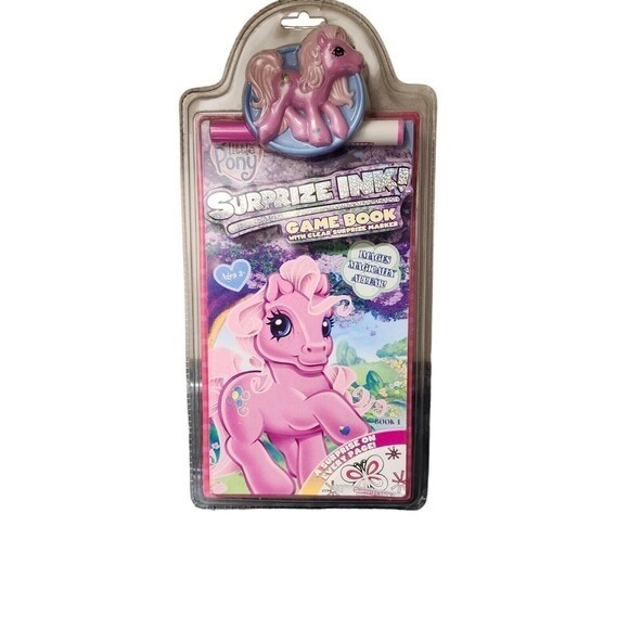 My Little Pony Surprise Ink! Game Book Surprise Marker 2004 NEW OLD STOCK