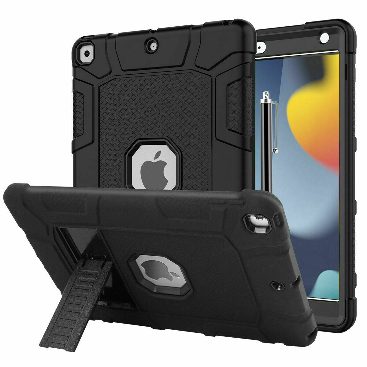 Case For Apple iPad 9th Generation 10.2" Heavy Duty Cover+Screen Protector+Pen