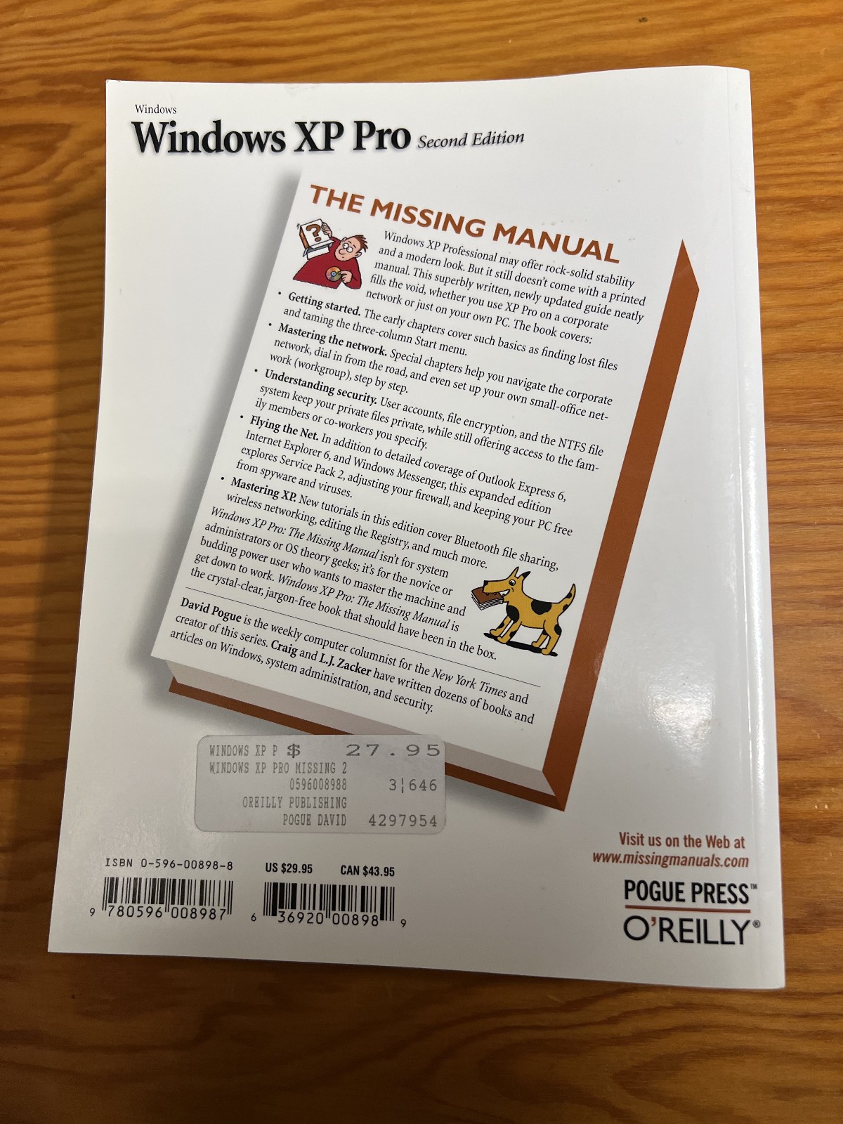 Windows XP Pro: The Missing Manual: The Missing Manual
