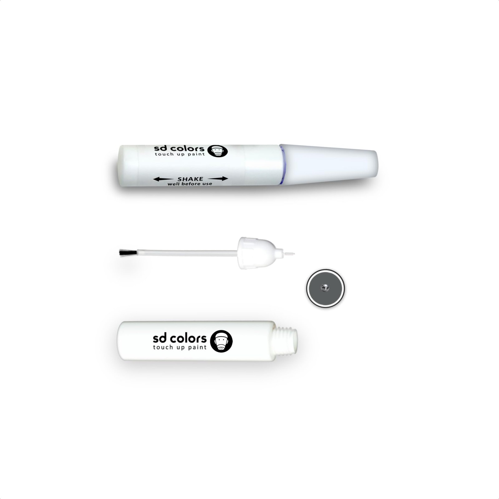 Enamel White Touch Up Paint, 12ml, Quick Drying, Compatible with Kü...