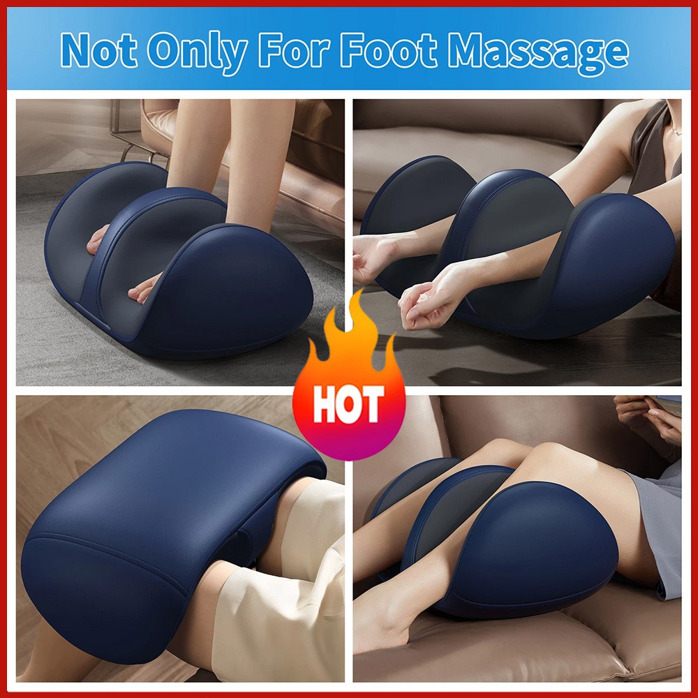 Foot Massager with Heat Shiatsu Kneading Foot and Calf Electric Massager Machine