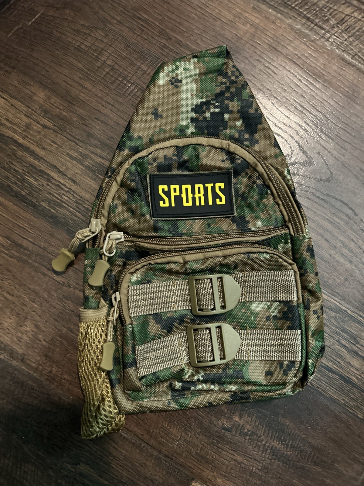 Tactical Sling Chest Bag Backpack Military Crossbody Bag Digital Camouflage Mini