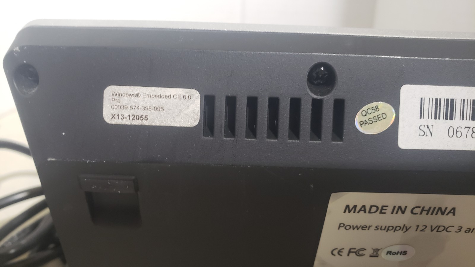 Paychex Time Clock with Power Supply