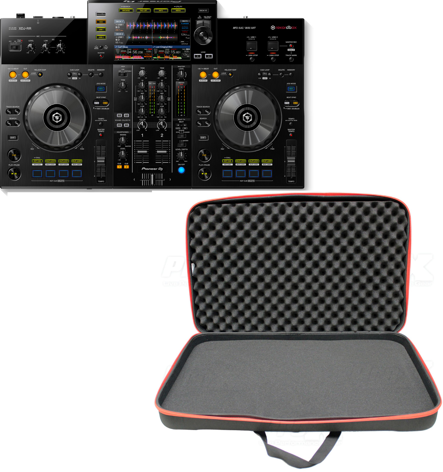 Pioneer DJ XDJ-RR 2-Channel DJ Controller Rekordbox+ ProX XB-DJCM Controller Bag