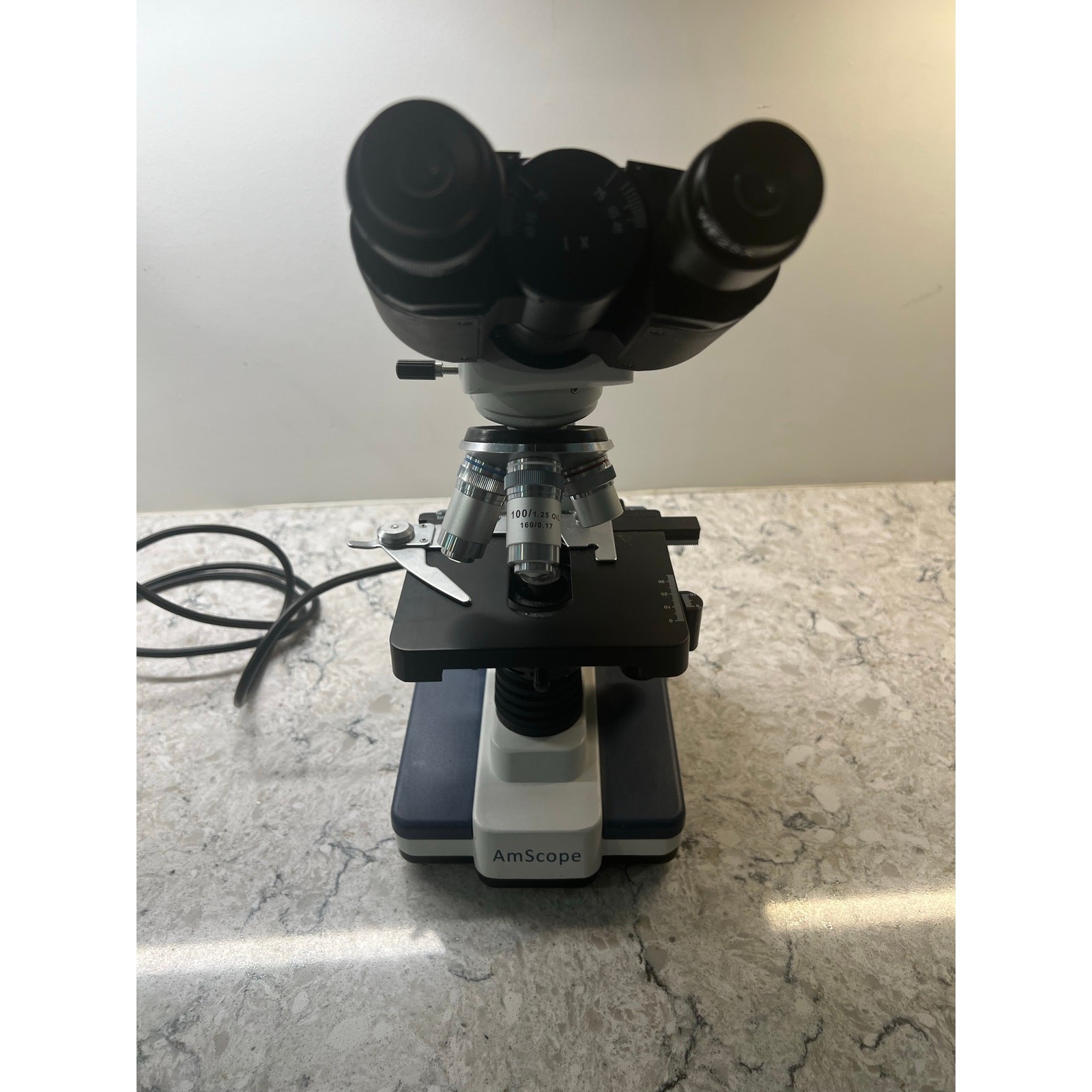 AmScope Student & Professional LED Binocular Compound Microscope JL