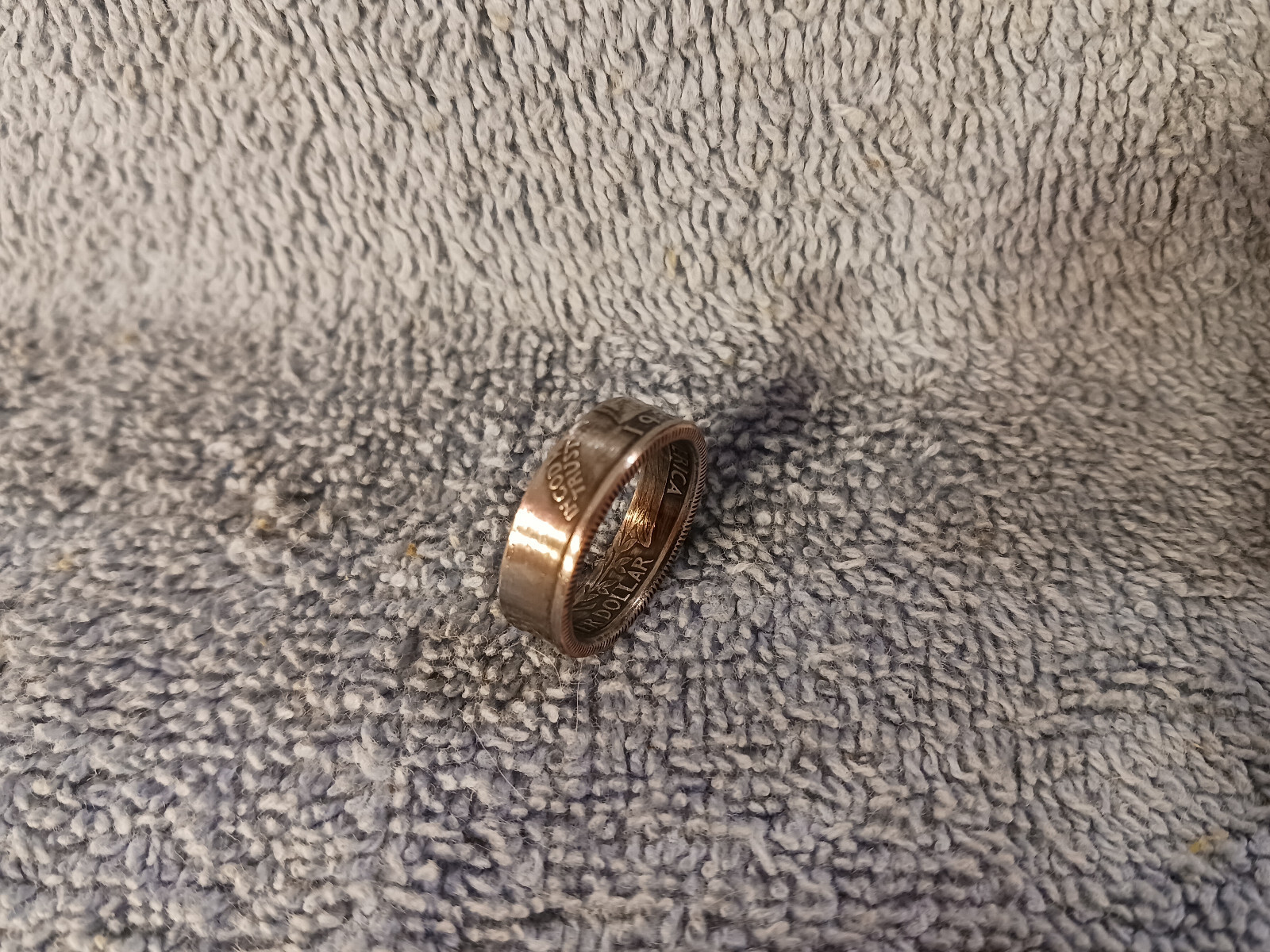 1979 Washington Quarters, Handmade Coin Ring, Size 7