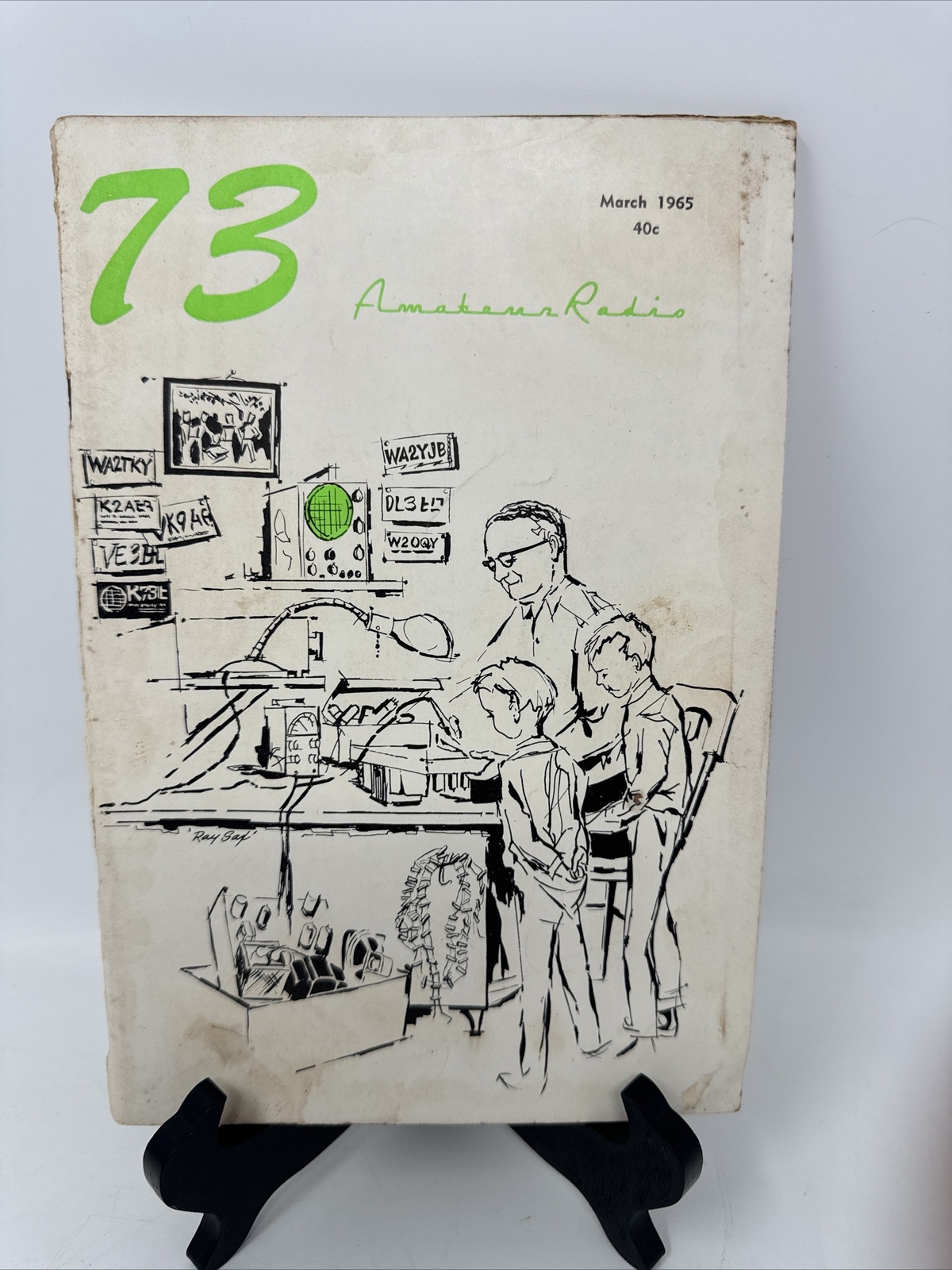 Vintage Amateur Radio 73 Magazine March 1965 HAM Radio Equipment Surplus