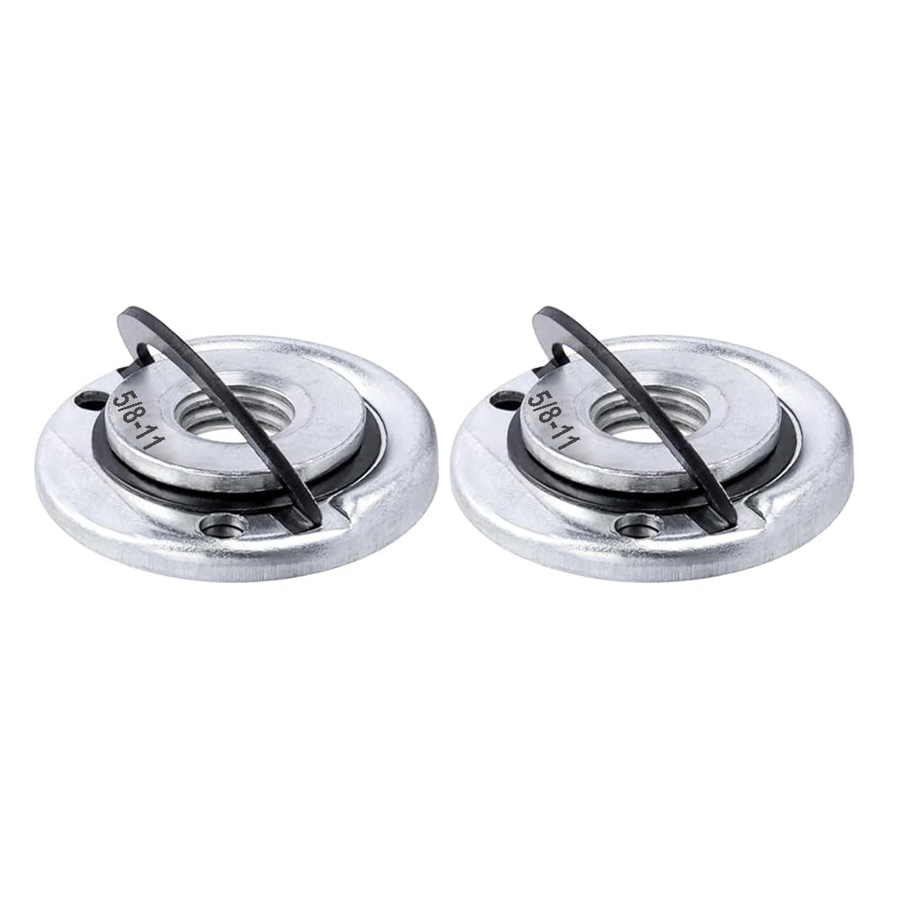 2Pcs Angle Grinder Flange Nuts with 5/8-11 Inch Thread, Quick Change Grinder