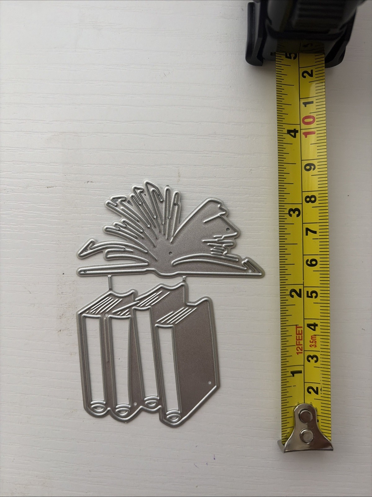 Metal Cut Scrapbooking Book, Book Lovers, Stacked Book, Open Book, Card Making