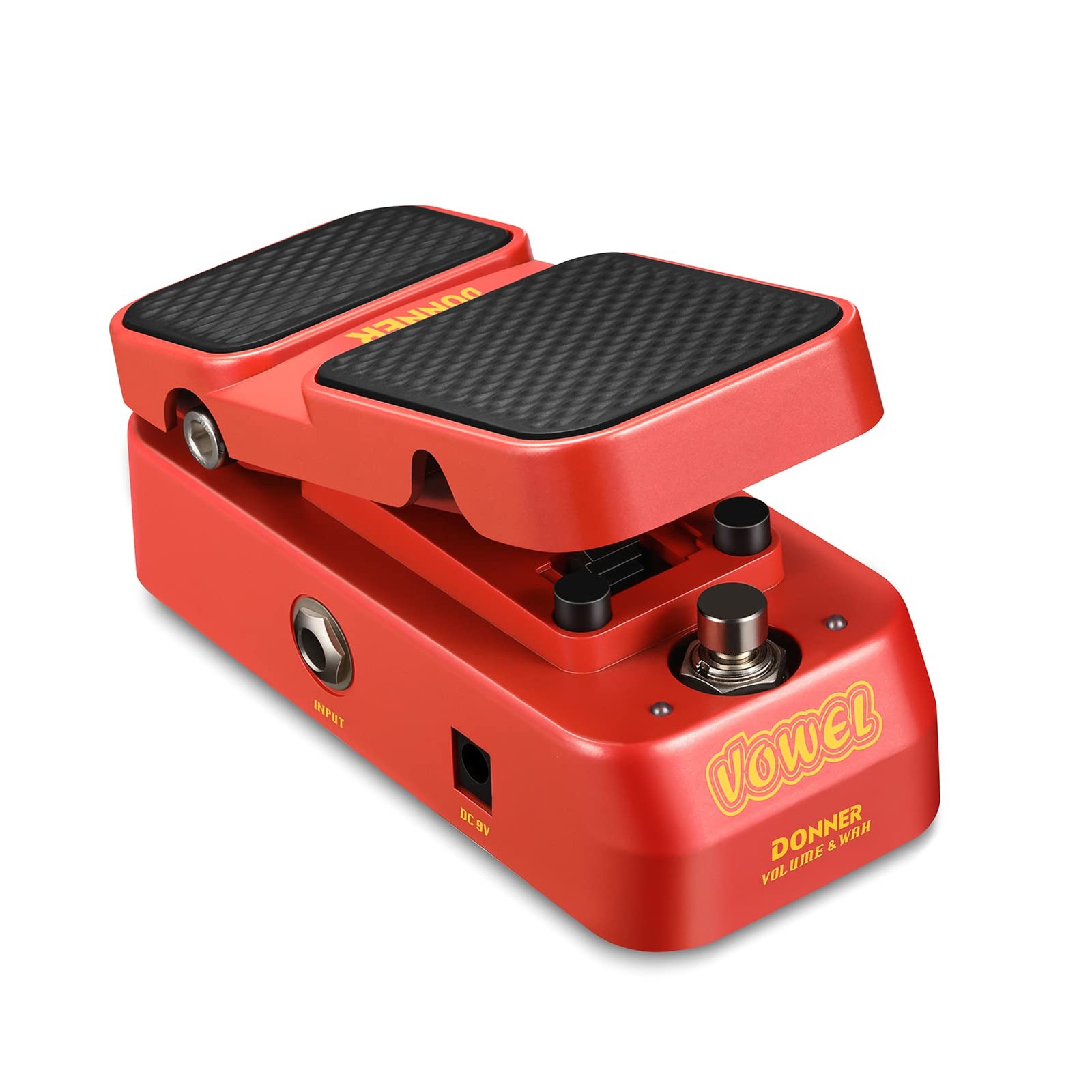 Donner Guitar Wah Pedal, 2 in 1 Wah Volume Pedal, Mini Vintage Electric Guitar