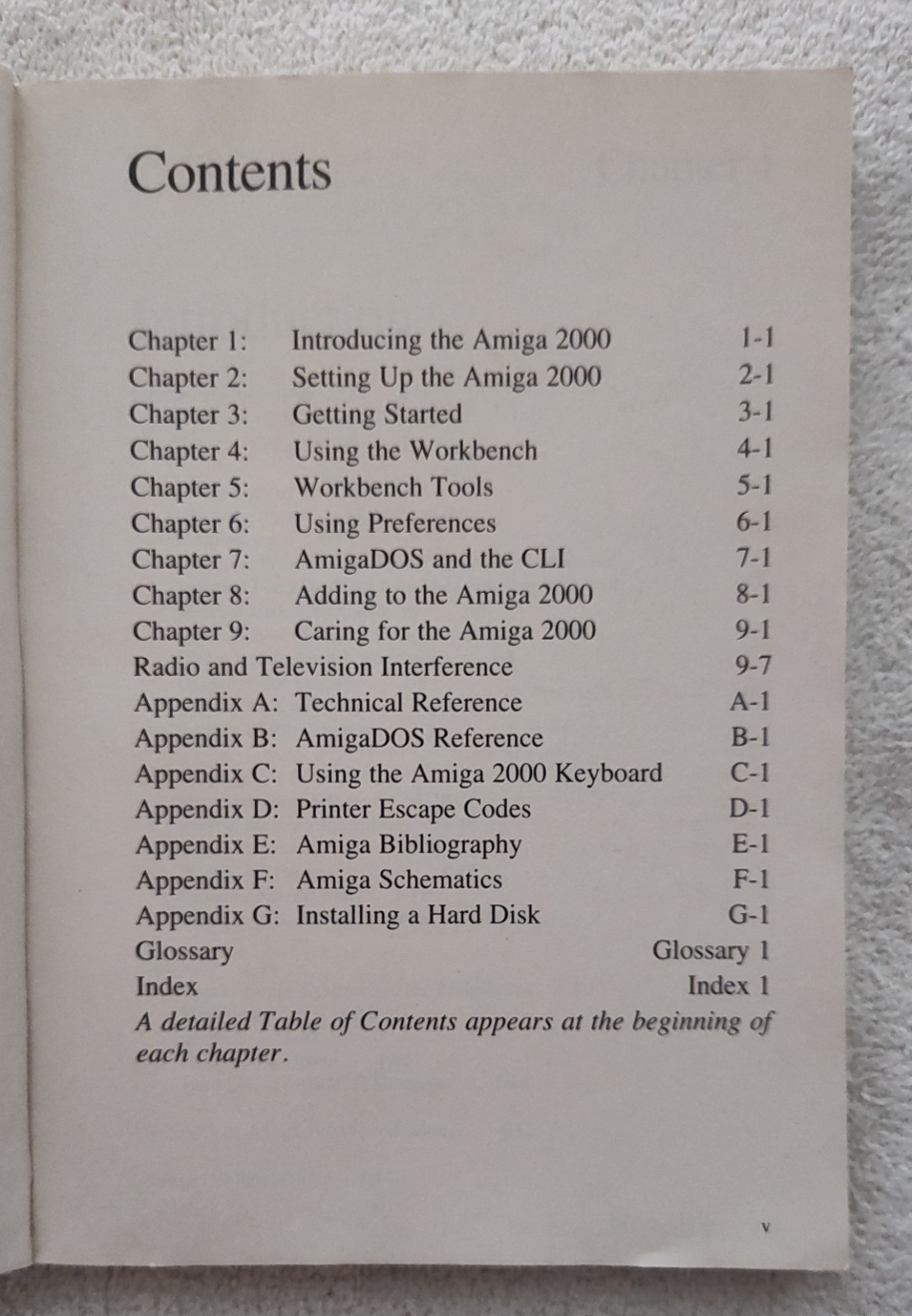 Vtg 1987 Introduction to the Commodore Amiga 2000 Book Msg Front Cover Computer