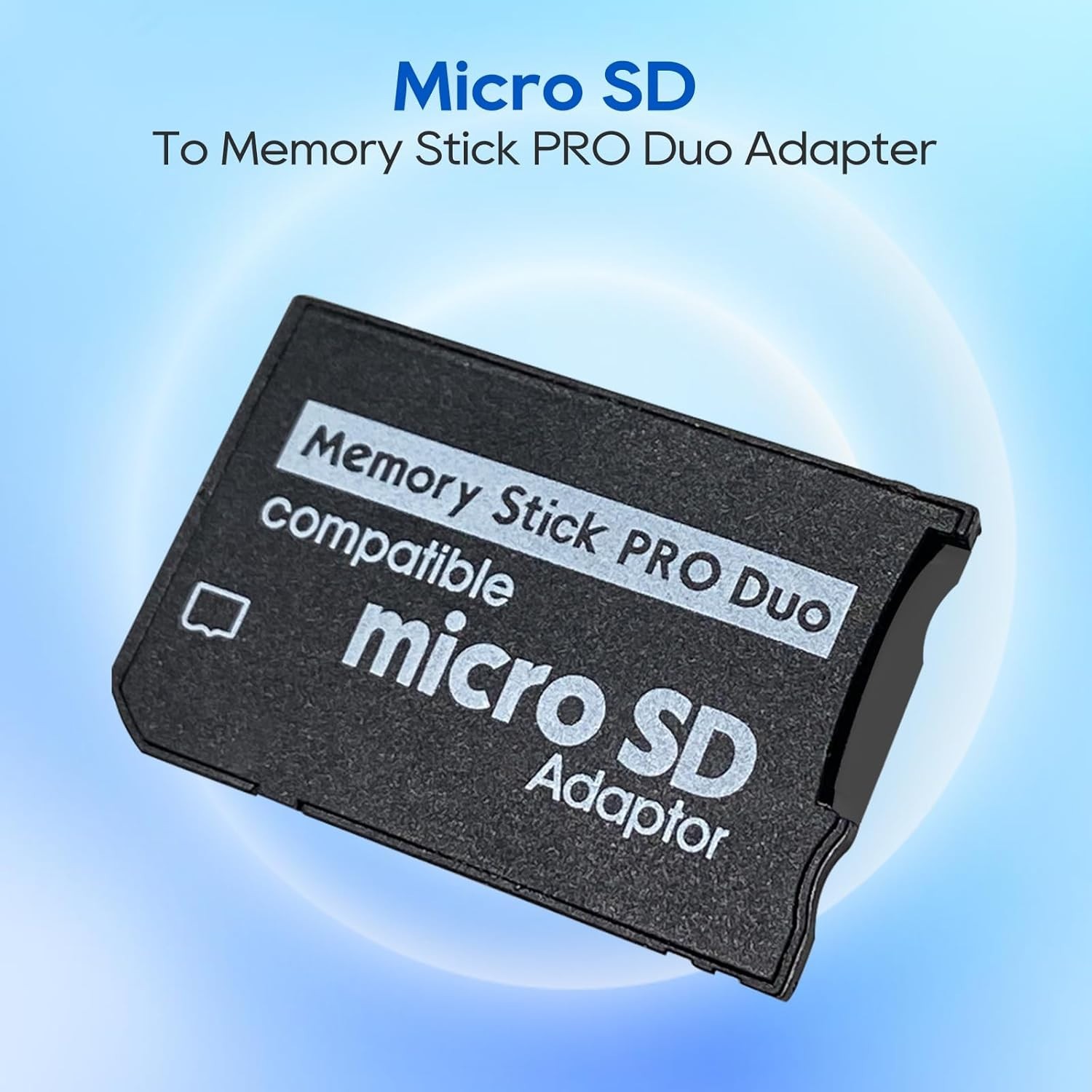 High-Performance PSP Memory Stick Adapter, Micro SD to PRO Duo, Durable Design