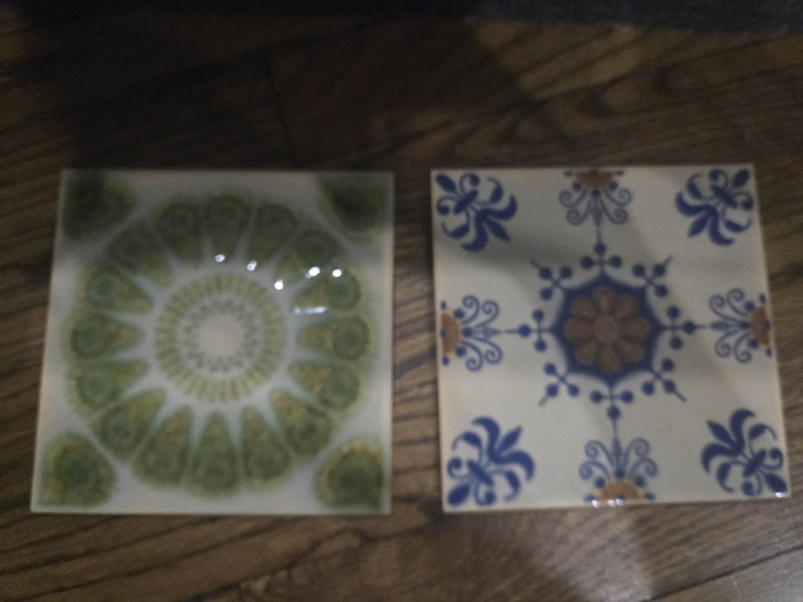 VTG MCM Hand Painted Brazilian Tiles Brennand Recife