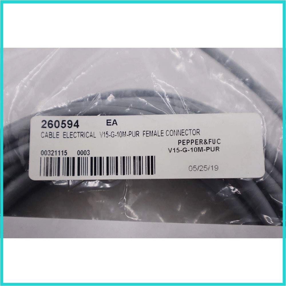 New P+F Actuator Connection Cable V15-G-10M-PUR V15-W-10M-PUR Factory wholesale
