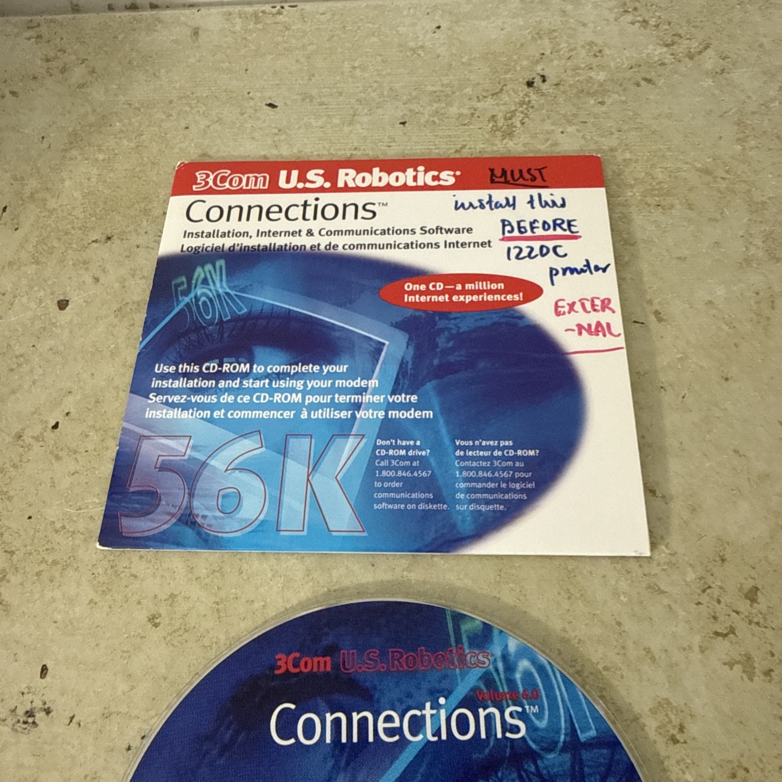 3Com U.S. Robotics Connections Volume 6.0 56K Installation, Internet