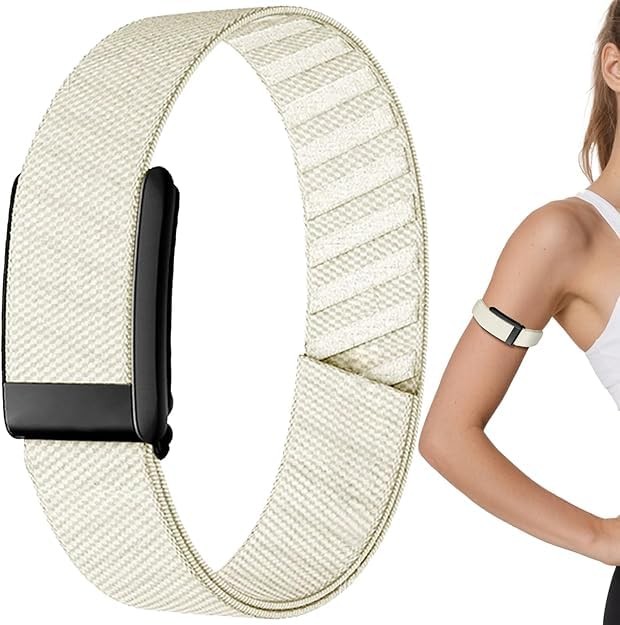 Stretchy Bicep-Bands for Whoop 5.0/MG/One/Peak/Life Band - Nylon Sport Elasti...