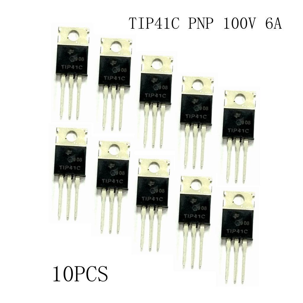 DIY & Tools/Electrical/Transistors TIP41C TO-220 100V / 6A / 65W NPN Transistor