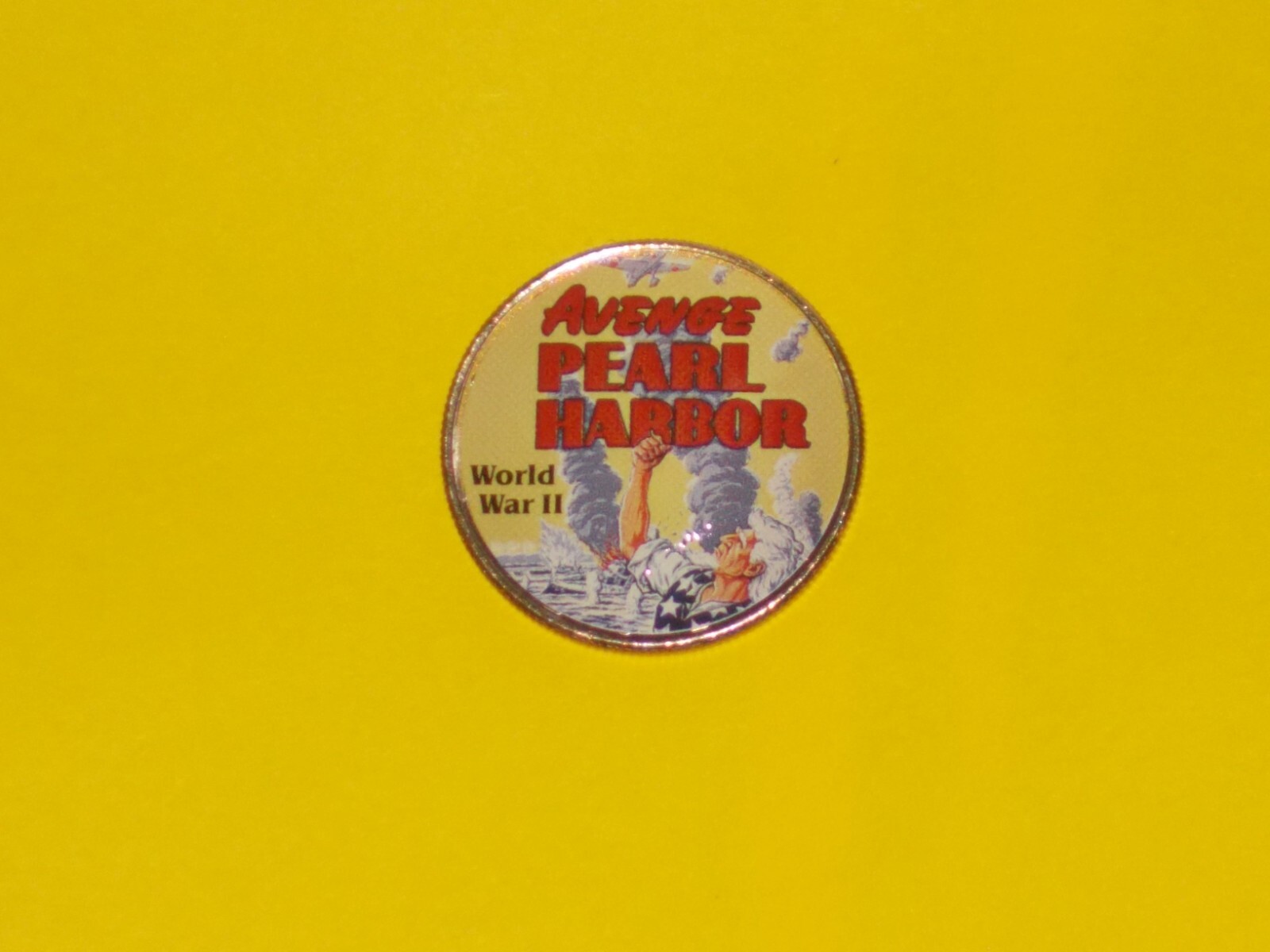 Colorized Kennedy Half Dollar - World War 2 - Avenge Pearl Harbor - K431