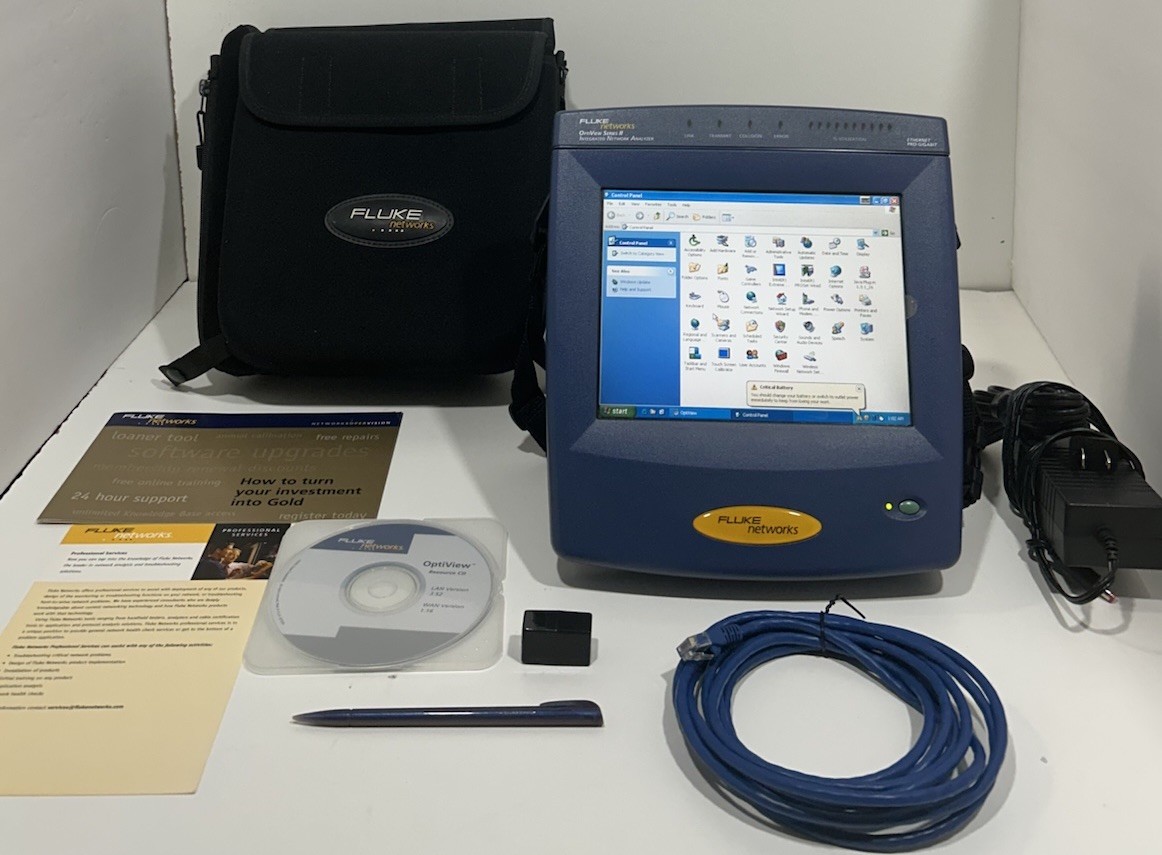 Fluke Network Optiview Series II Integrated Network Analyzer Very Good Condition