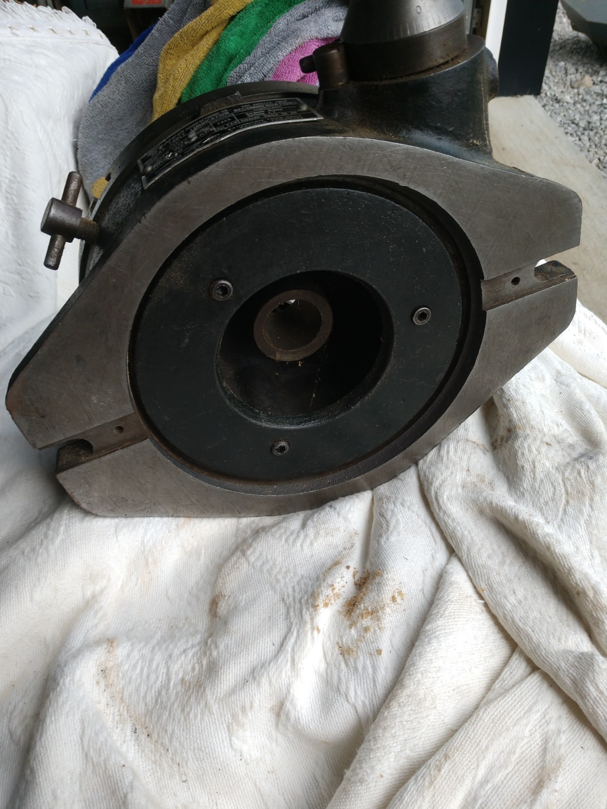 Enco 8” Rotary Table Milling Machine Machinist