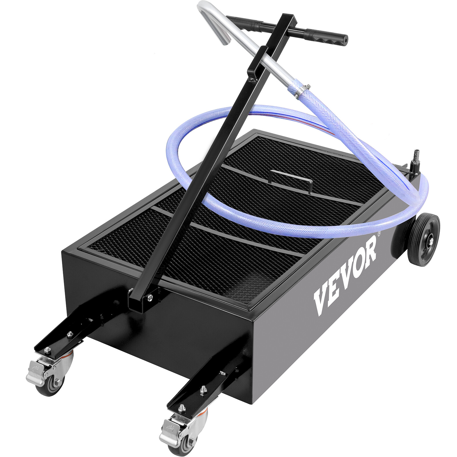 VEVOR 25 Gallon Low Profile Portable Oil Drain With Electric Evacuation Pump