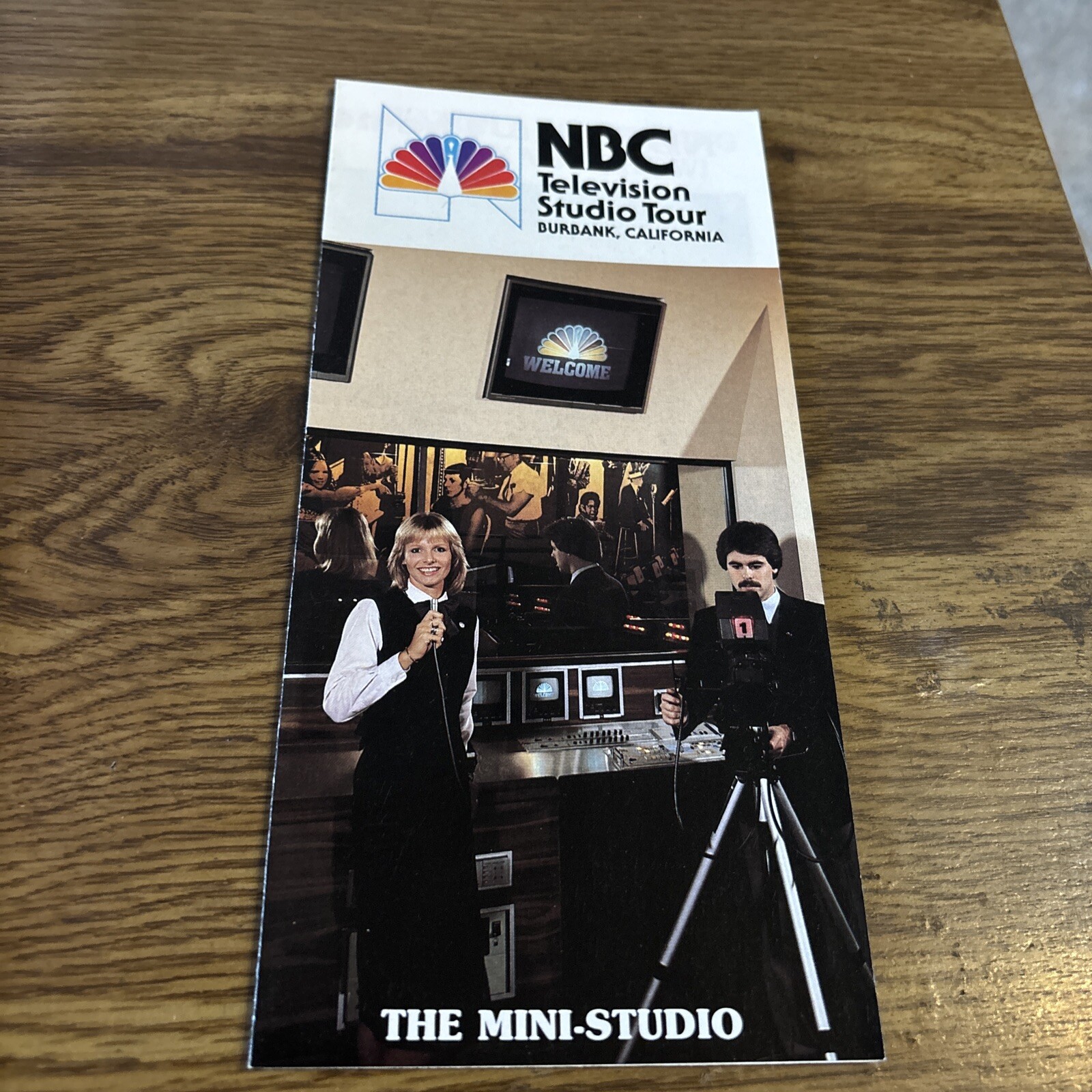 NBC Television Studio Tour Burbank CA  Brochure 1970s