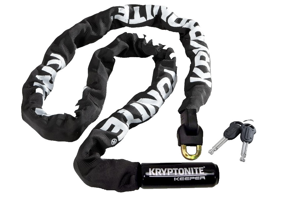 Kryptonite Keeper 712 Bike Chain Lock, 4 Feet Long Heavy Duty Anti-Theft Bicycle