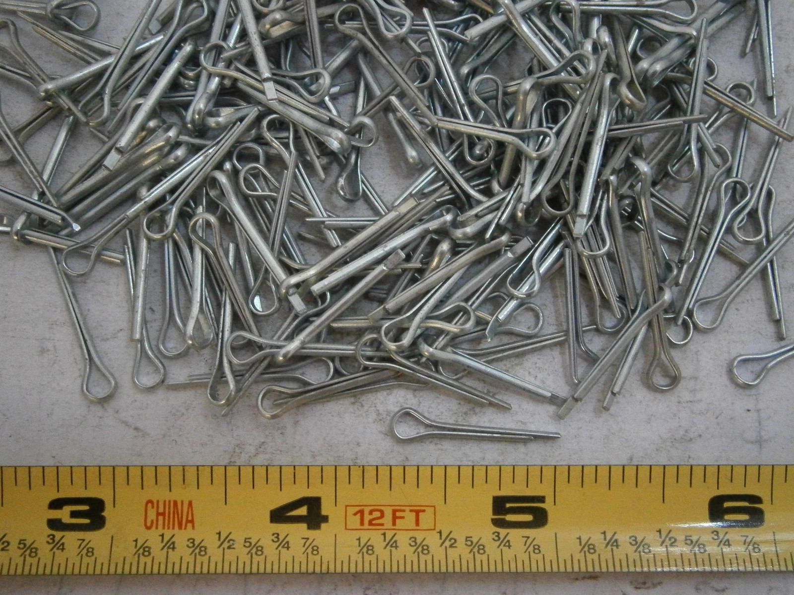 Cotter Pin 1/16 x 1/2 Steel Zinc Plated lot of 25 #2771