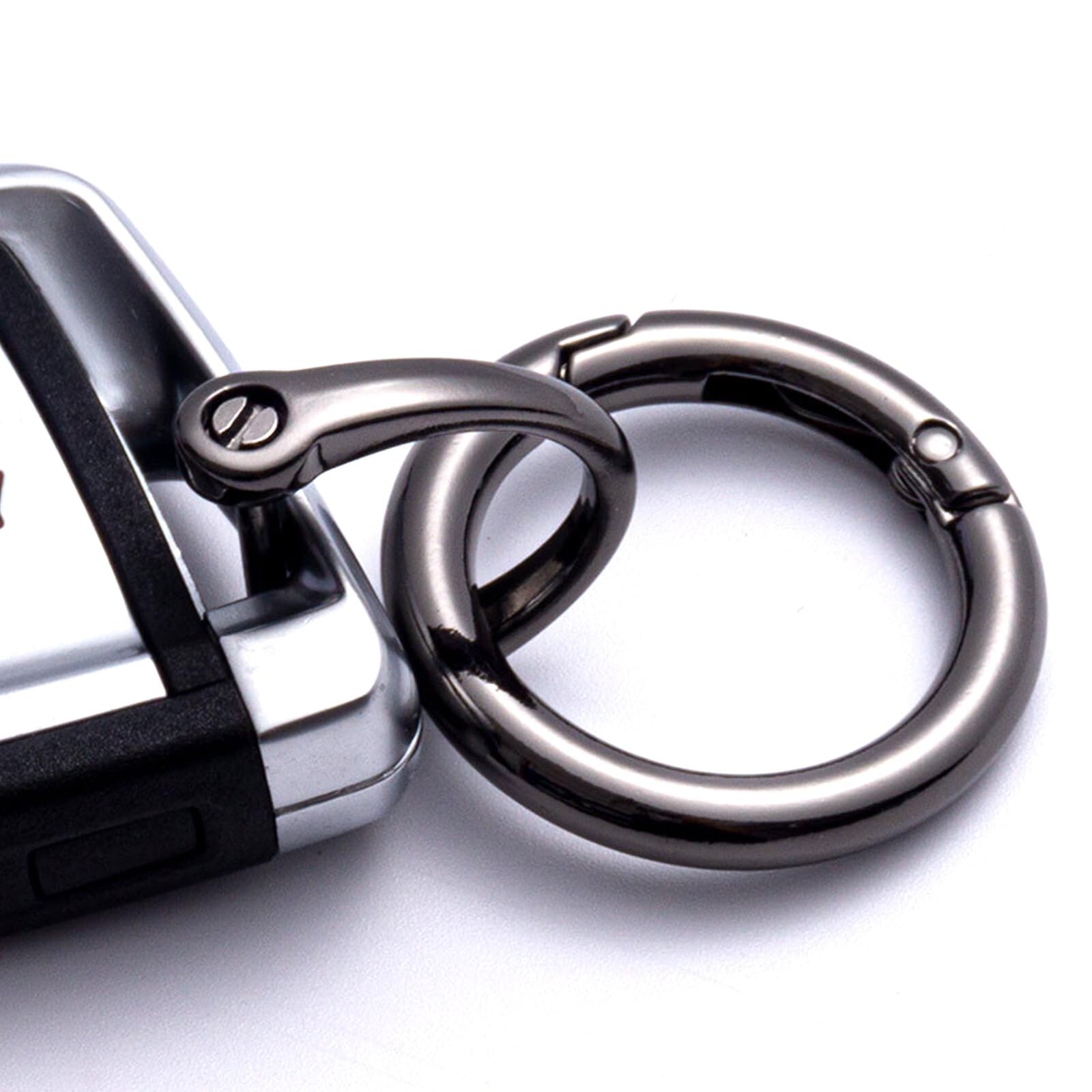Keychain Trigger Buckle Kit Spring O Ring Round Circle Carabiner Hooks Clip, ...