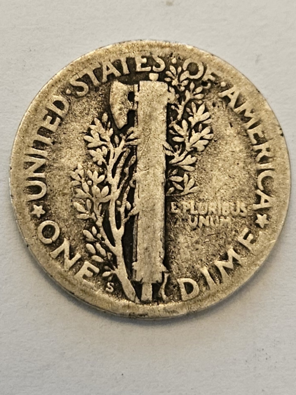 1925 S MERCURY DIME Lot #4 1925S semi-key date!