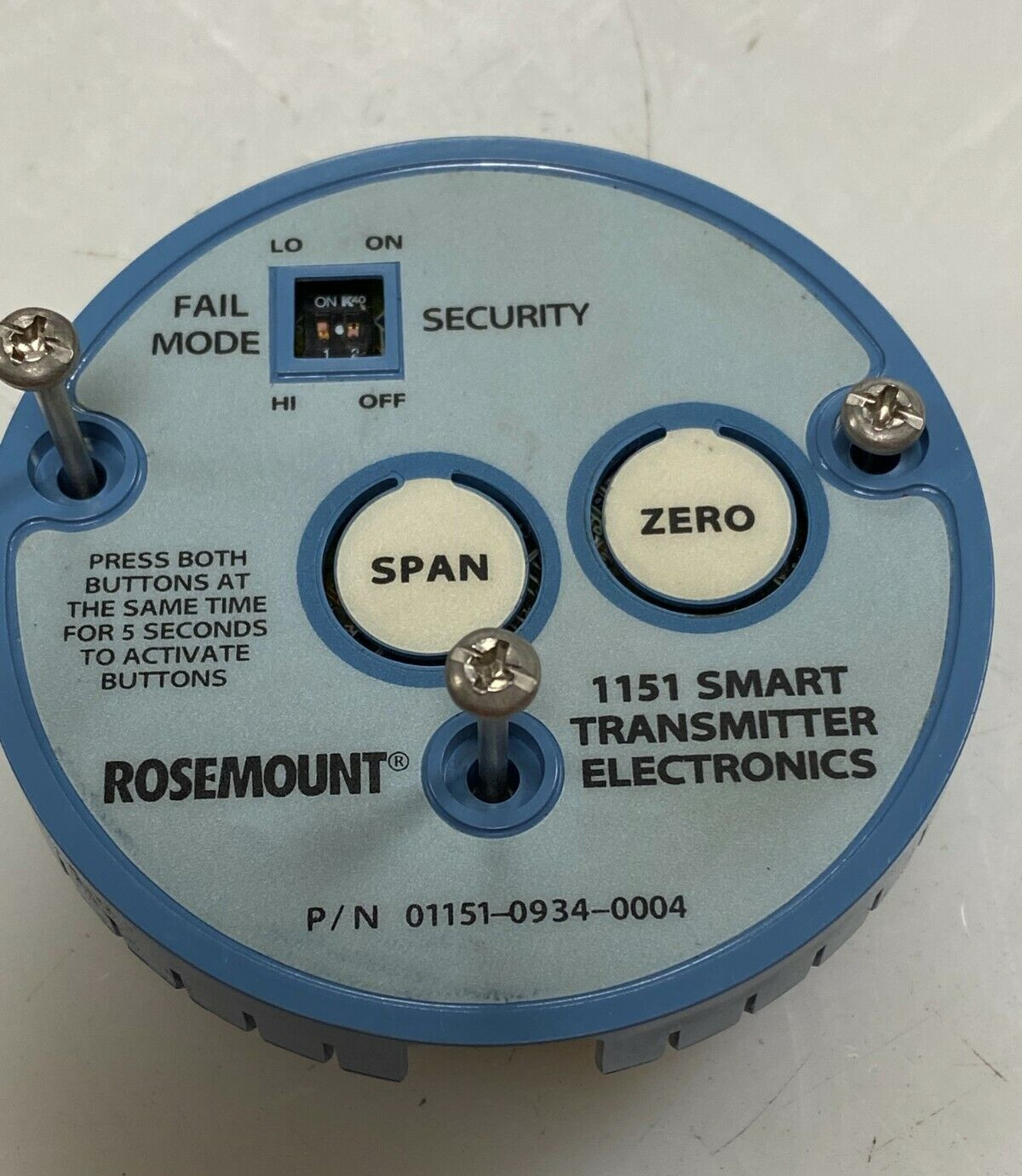 👀 NEW ROSEMOUNT 1151 SMART TRANSMITTER ELECTRONICS 01151-0934-0004