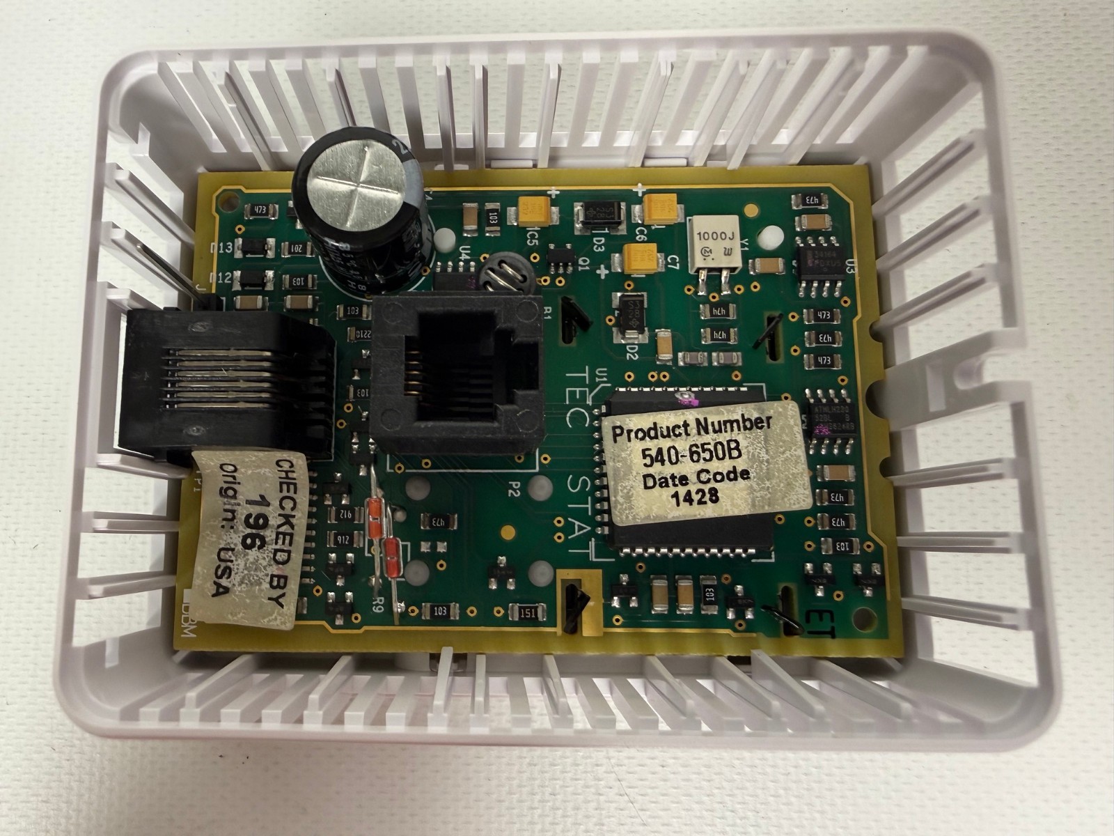 SIEMENS 540-650B SERIES 2000 INTERACTIVE TEC ROOM SENSOR WHITE NEW OPEN BOX