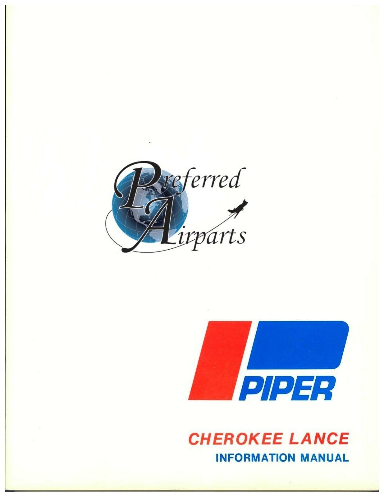 New Piper Cherokee Lance Pilot Information Manual p/n 761-616