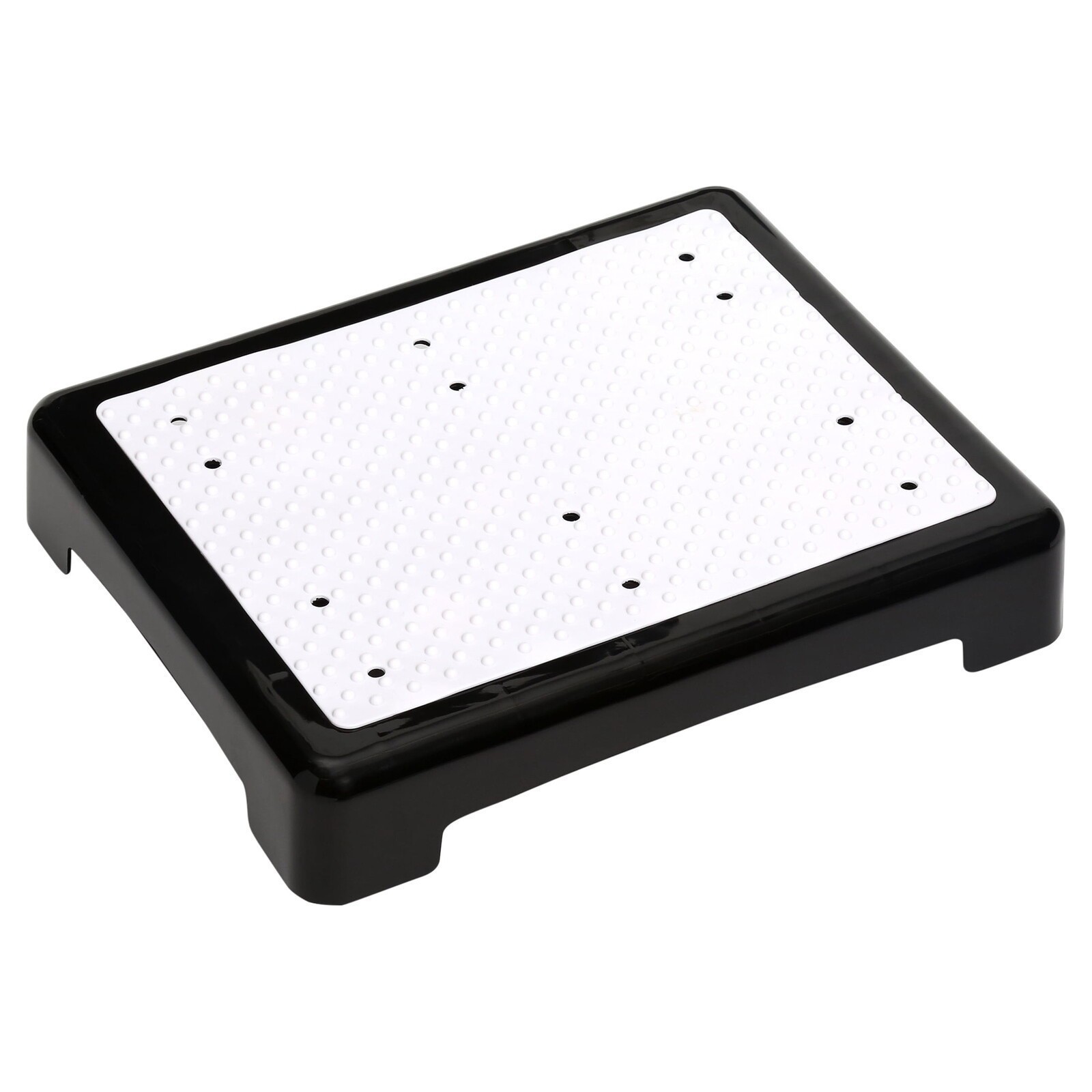 Platform Stepping Stool W/ Slip-Resistant Top Polypropylene Indoor 440 Lbs New