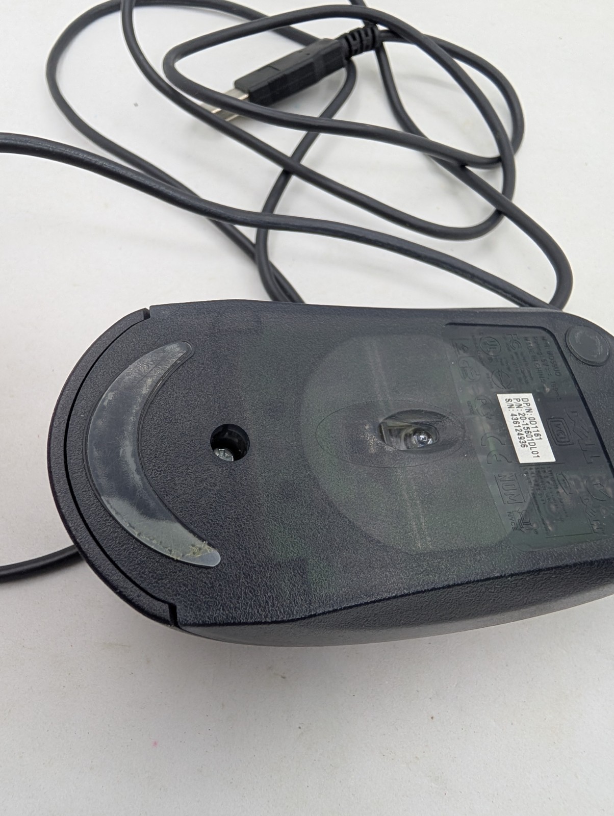 Vintage Dell Mouse MO56UO USB Grey black READ