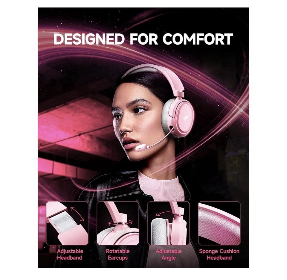 Valorise Wireless Gaming Headset, 7.1 Surround Sound.