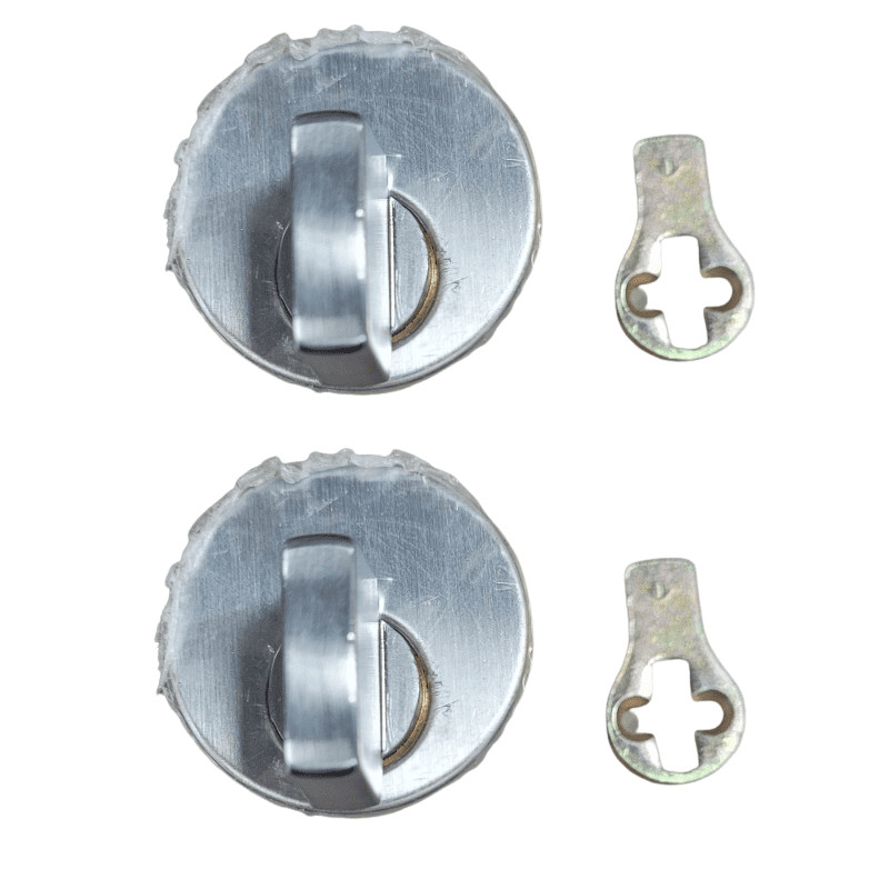 2-PACK KABA ILCO 1" TK Keyway Turnknob Mortise Cylinder 7161TK2-26D